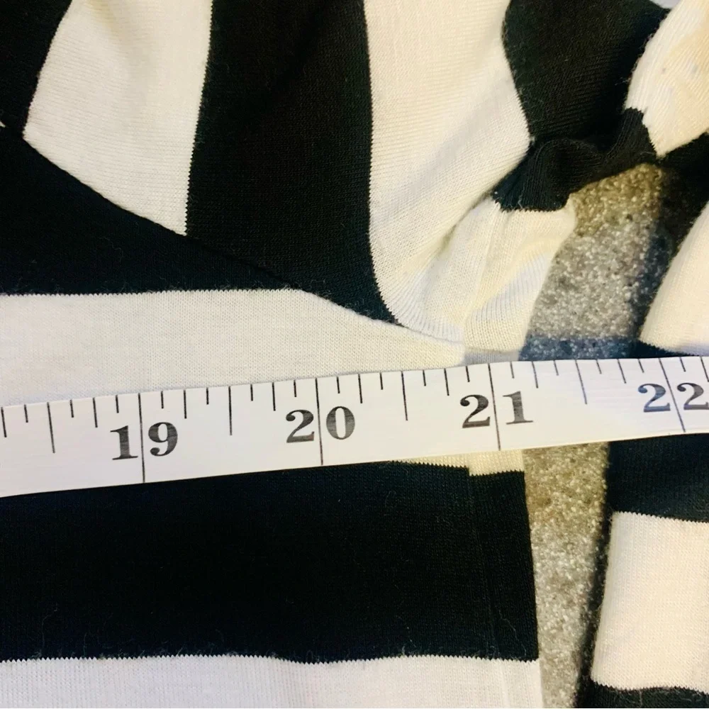 PECK & PECK women’s oversized tunic stripes floral block combo 3/4 sleeve size M - Picture 4 of 5